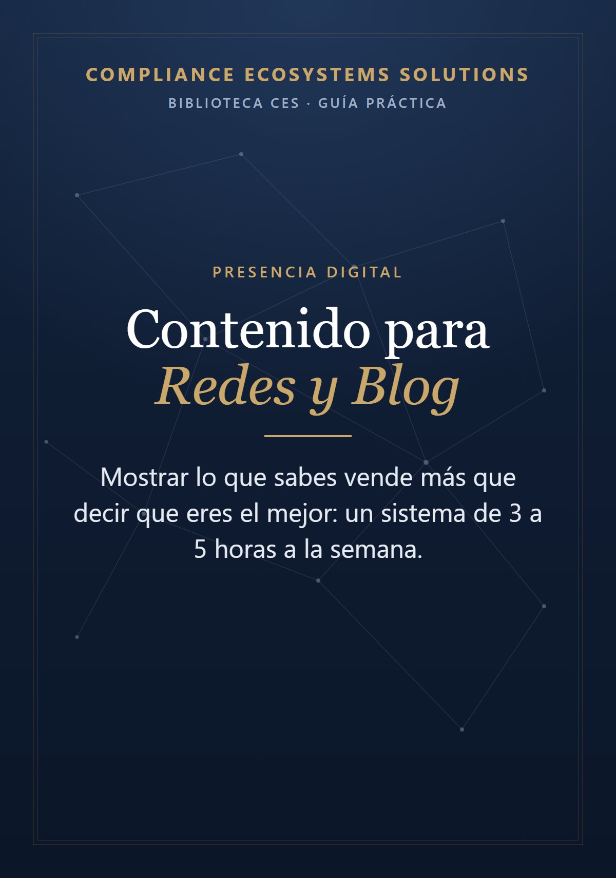 Contenido para Redes y Blog